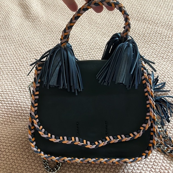 Rebecca Minkoff Handbags - Rebecca Minkoff Crossbody Woven Fringe Boho